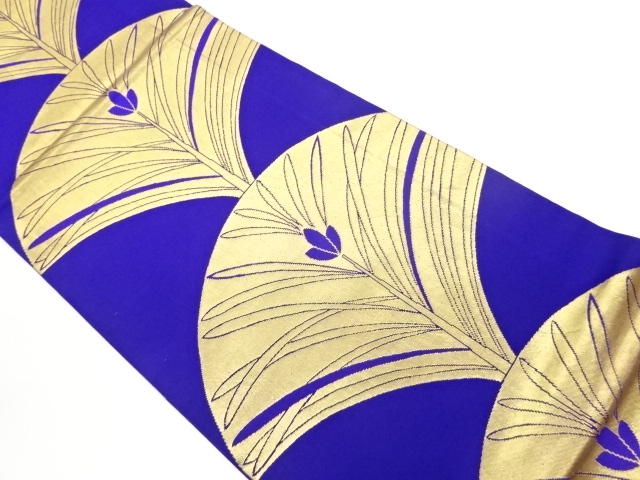 JAPANESE MARU OBI / WOVEN FLOWER